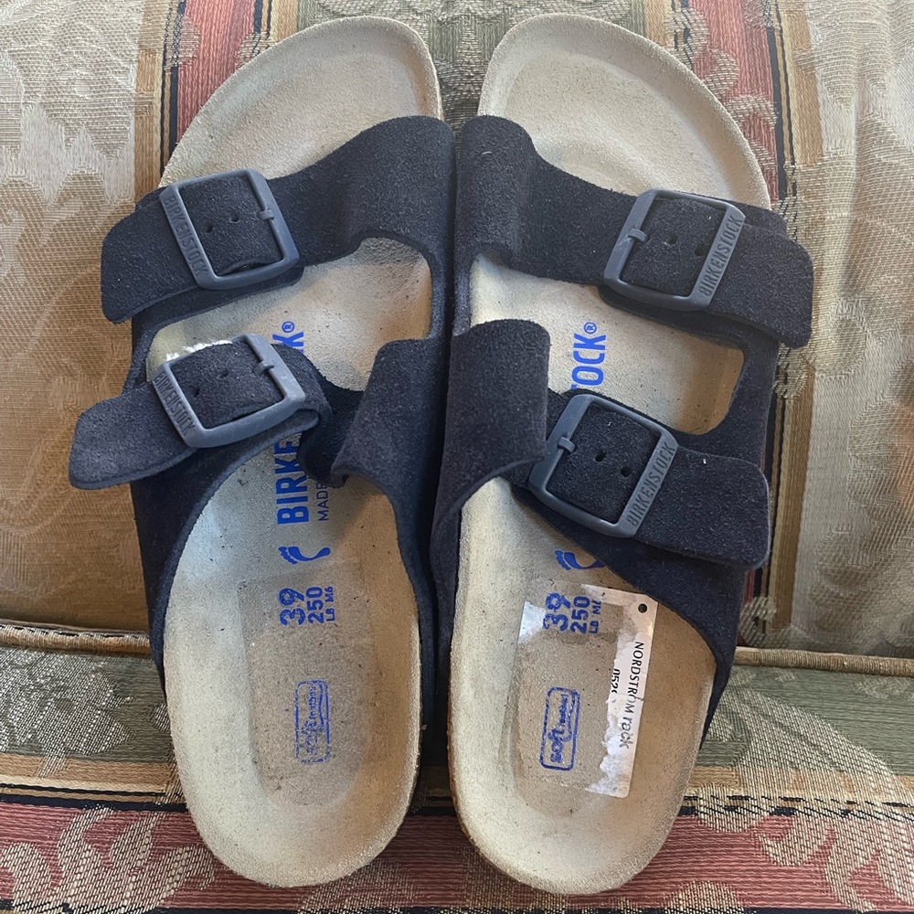 Birkenstock Arizona Soft Footbed Slide Sandals. Size 8-8.5 Women/6-6.5 Men